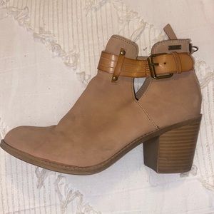 Tan Roxy Booties with Belt